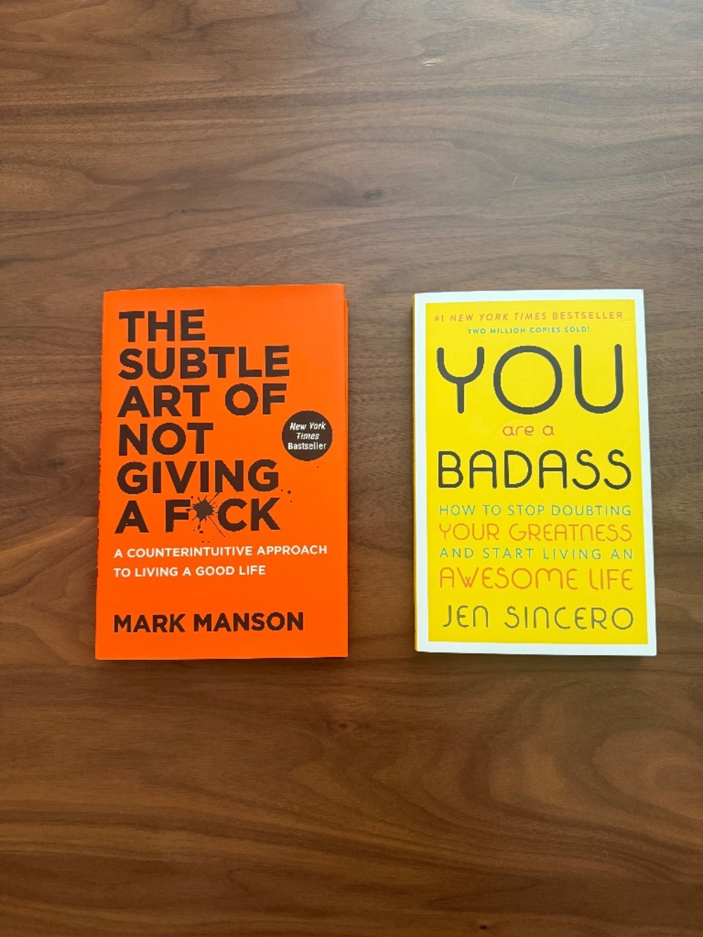 Books - The Subtle Art of Not Giving a F*ck and You Are A Badass